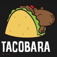 Tacobara Funny Capybara Tacos Backpack thumb 2
