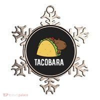 Tacobara Funny Capybara Tacos Ornament thumb 0
