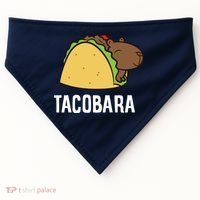 Tacobara Funny Capybara Tacos USA-Made Doggie Bandana thumb 0