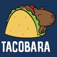 Tacobara Funny Capybara Tacos Long Sleeve Shirt thumb 2