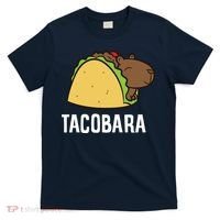 Tacobara Funny Capybara Tacos T-Shirt thumb 0