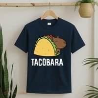 Tacobara Funny Capybara Tacos T-Shirt thumb 2