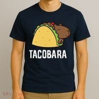 Tacobara Funny Capybara Tacos T-Shirt thumb 3