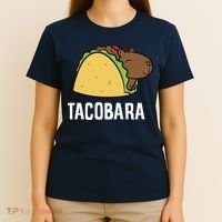 Tacobara Funny Capybara Tacos T-Shirt thumb 4
