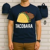 Tacobara Funny Capybara Tacos T-Shirt thumb 6