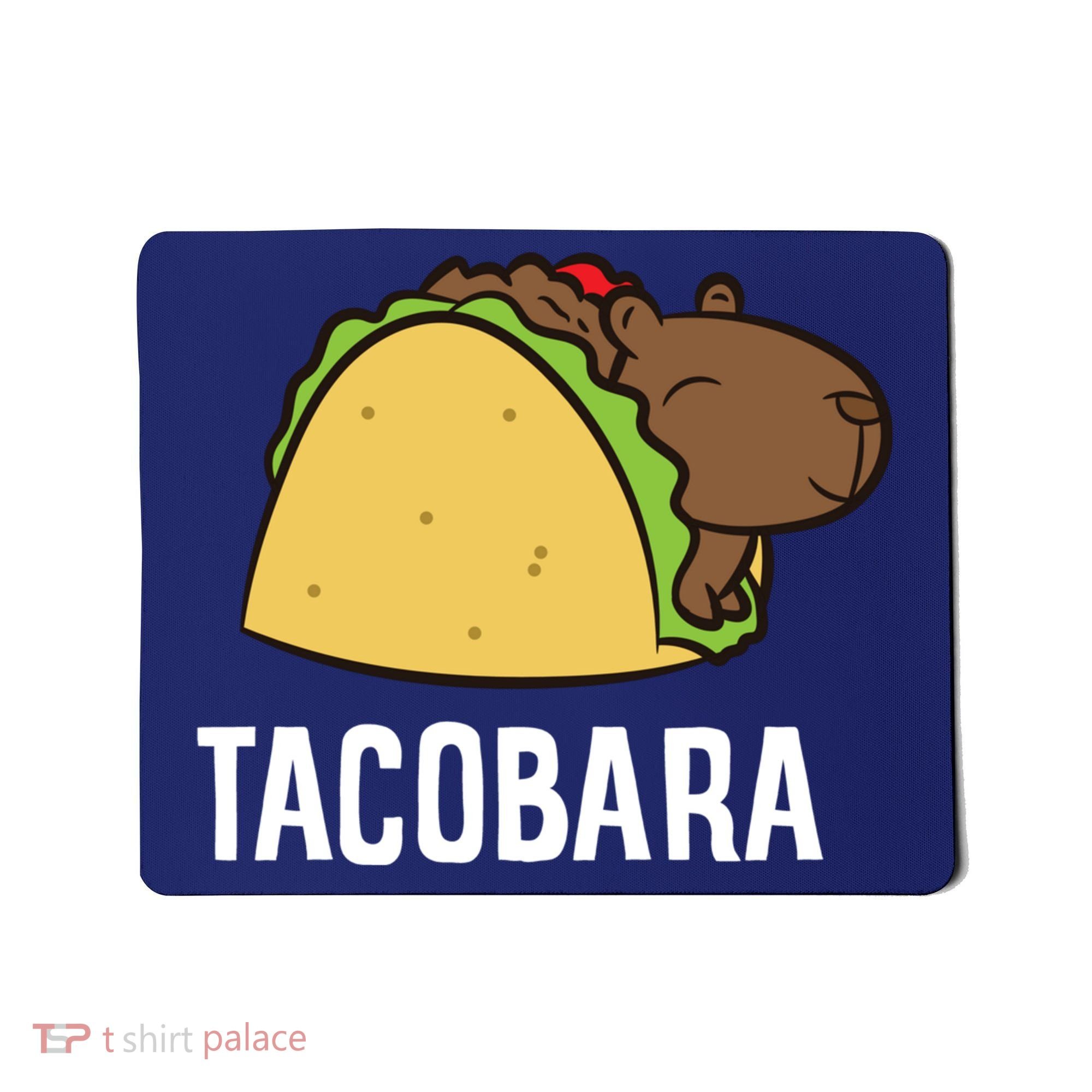 Tacobara Funny Capybara Tacos Mousepad
