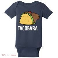 Tacobara Funny Capybara Tacos Baby Bodysuit thumb 0