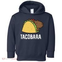 Tacobara Funny Capybara Tacos Toddler Hoodie thumb 0