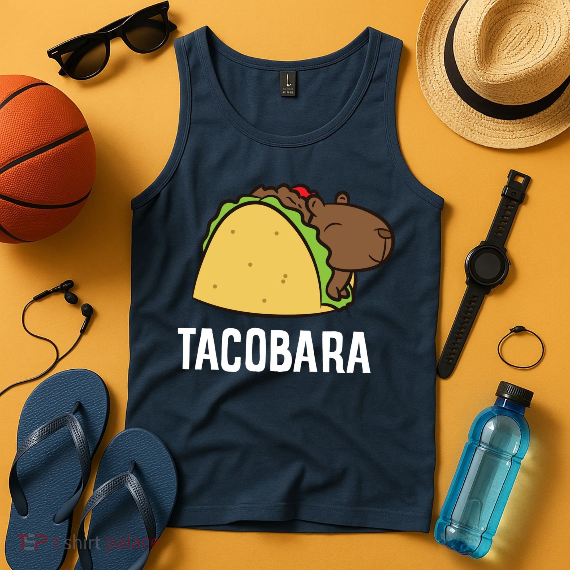 Tacobara Funny Capybara Tacos Tank Top