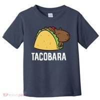 Tacobara Funny Capybara Tacos Toddler T-Shirt thumb 0