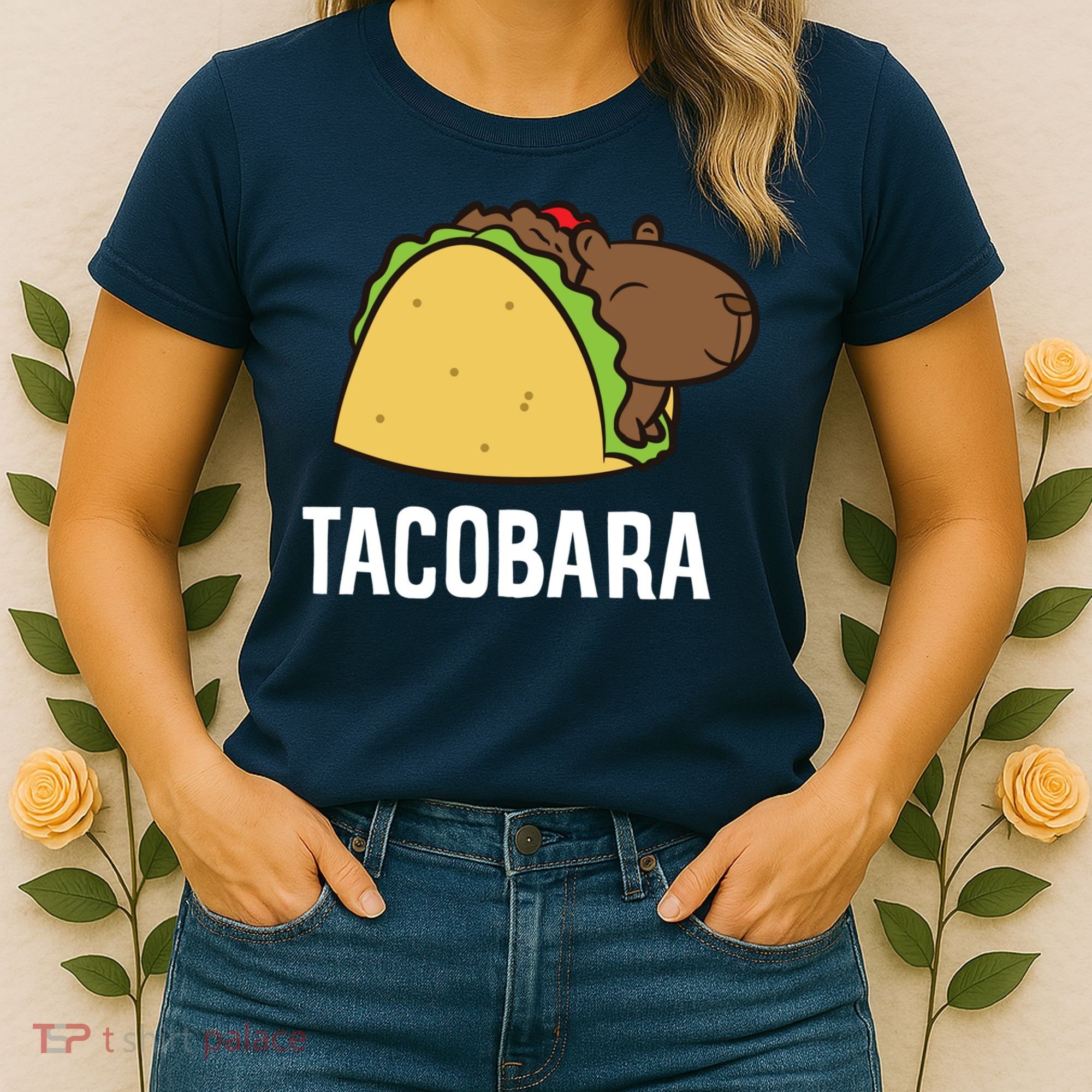 Tacobara Funny Capybara Tacos Women's T-Shirt