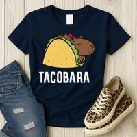 Tacobara Funny Capybara Tacos Women's T-Shirt thumb 3