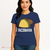 Tacobara Funny Capybara Tacos Women's T-Shirt thumb 4
