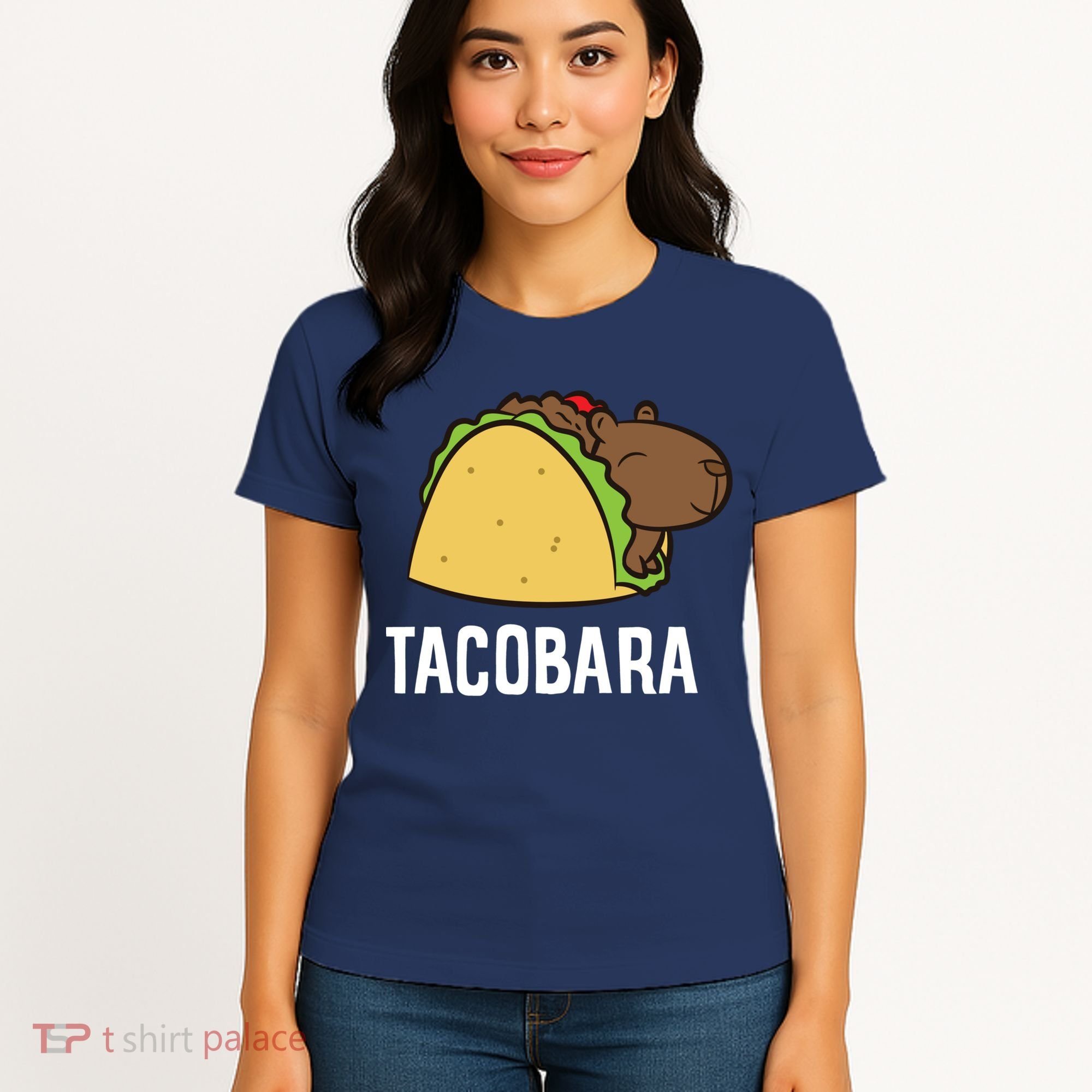 Tacobara Funny Capybara Tacos Women's T-Shirt