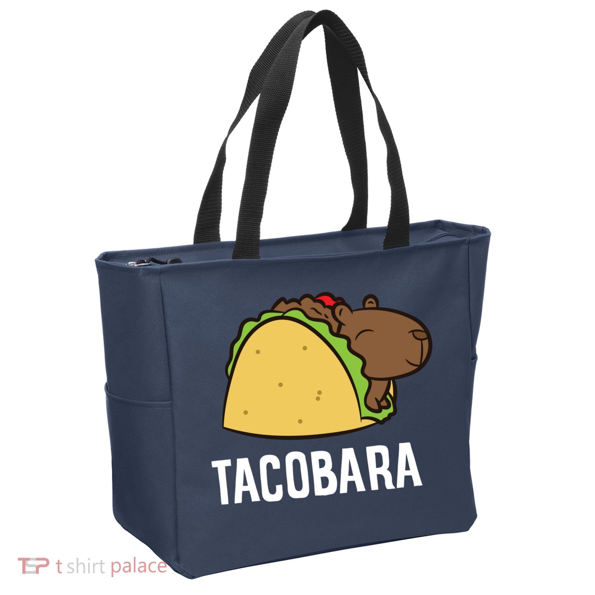 Tacobara Funny Capybara Tacos Tote Bag
