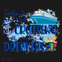 Today's Forecast Cruising With A Chance Of Drinking Coaster thumb 2
