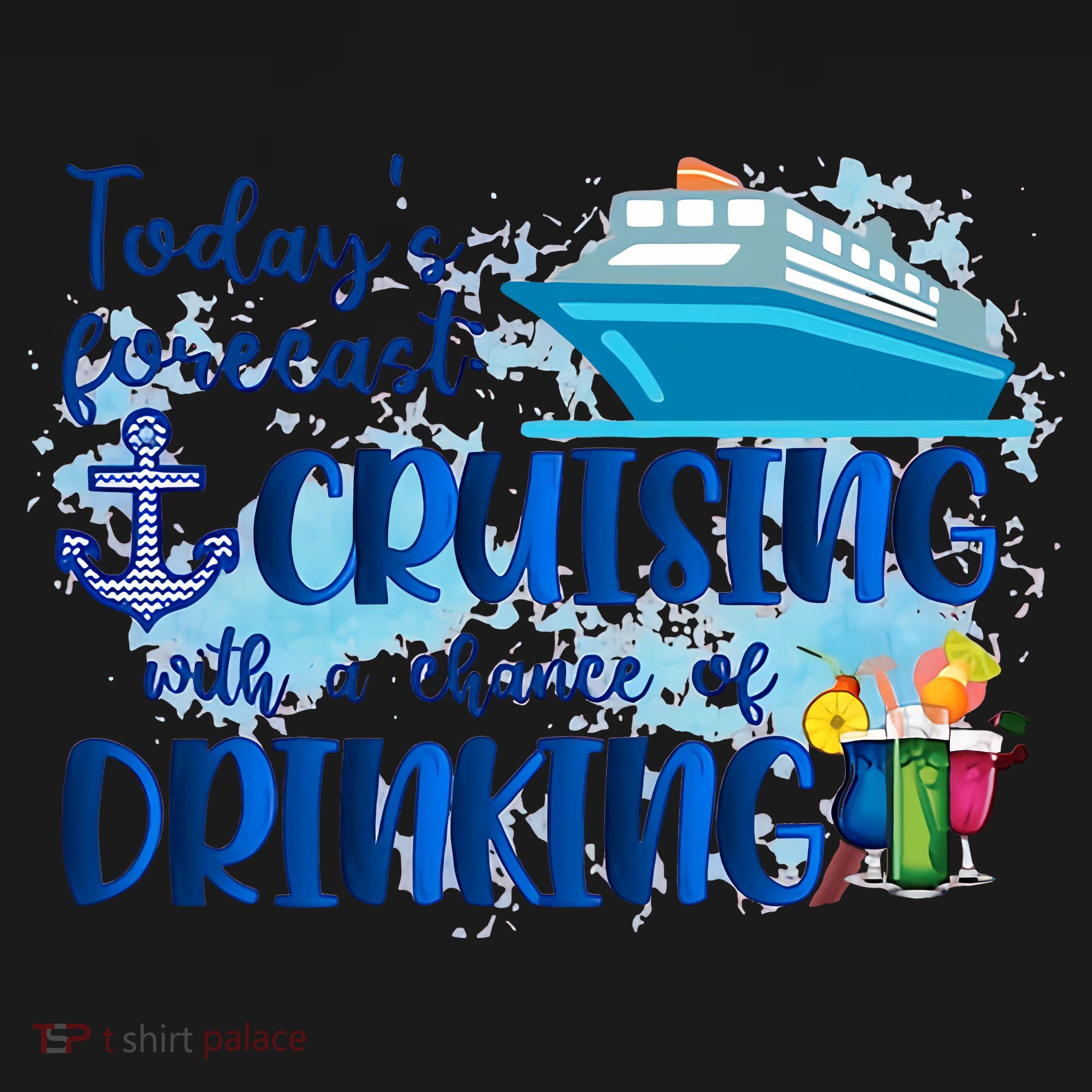 Today's Forecast Cruising With A Chance Of Drinking Toddler Hoodie