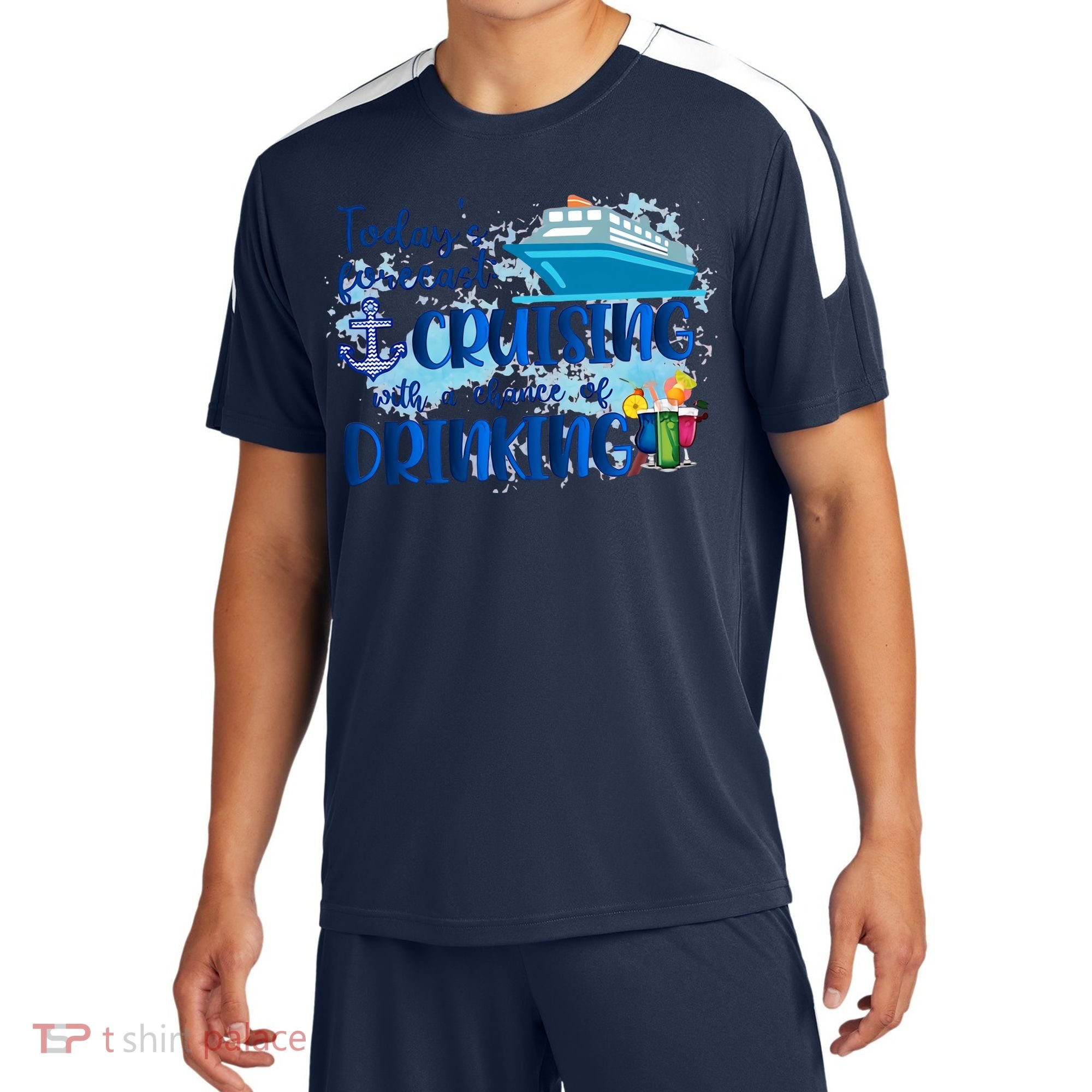Today's Forecast Cruising With A Chance Of Drinking Sport-Tek Competitor United Soccer Jersey