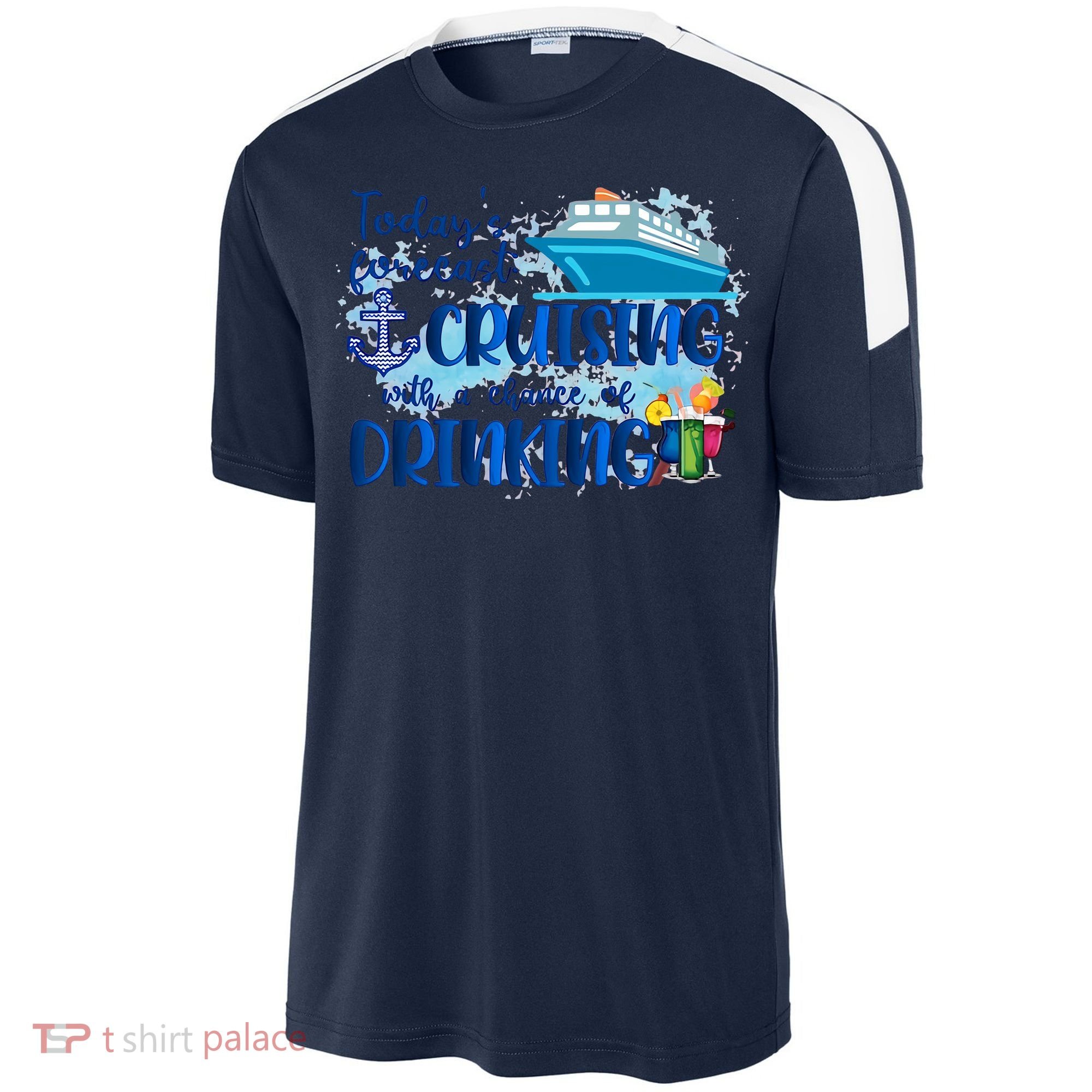 Today's Forecast Cruising With A Chance Of Drinking Sport-Tek Competitor United Soccer Jersey