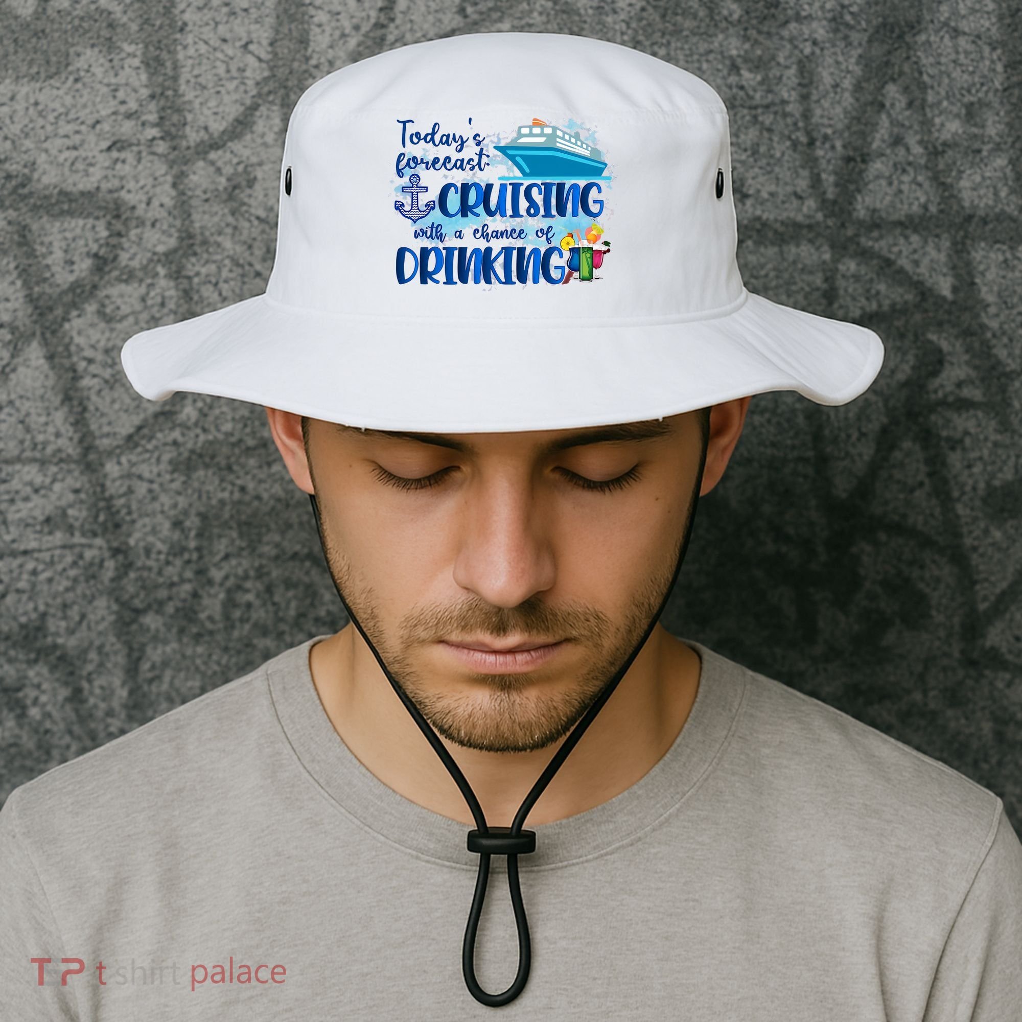 Today's Forecast Cruising With A Chance Of Drinking Bucket Hat