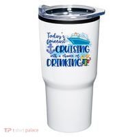 Today's Forecast Cruising With A Chance Of Drinking Tumbler thumb 0
