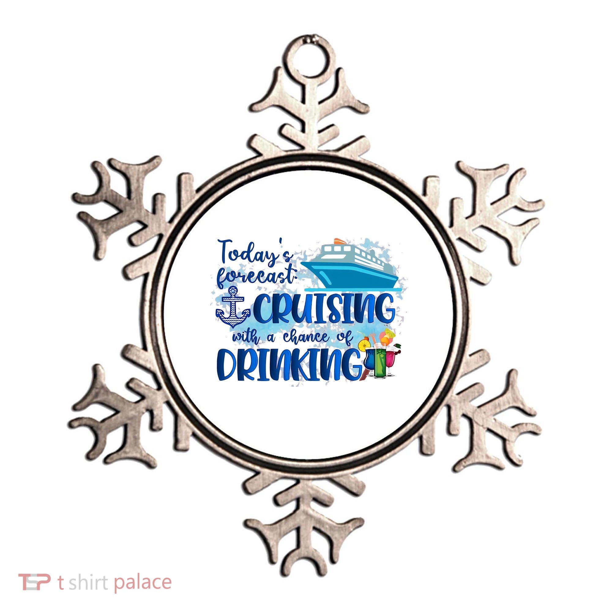 Today's Forecast Cruising With A Chance Of Drinking Ornament