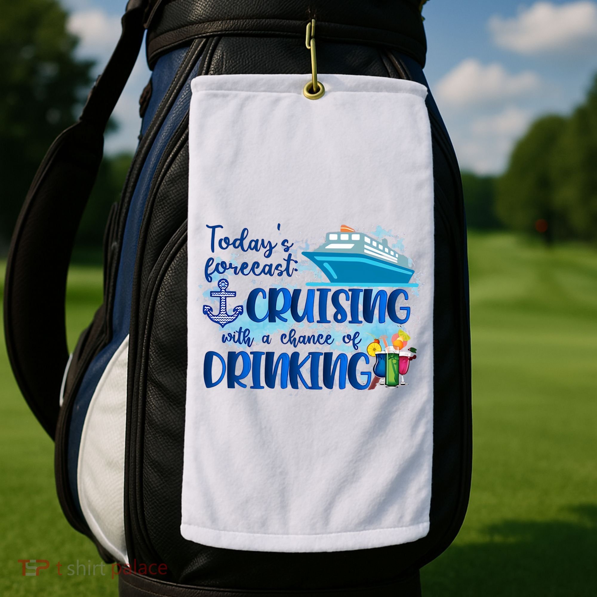 Today's Forecast Cruising With A Chance Of Drinking Golf Towel