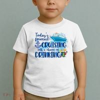 Today's Forecast Cruising With A Chance Of Drinking Toddler T-Shirt thumb 2