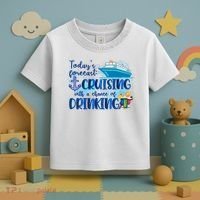 Today's Forecast Cruising With A Chance Of Drinking Toddler T-Shirt thumb 3