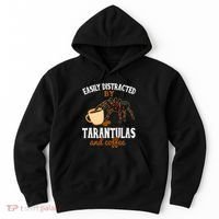 Tarantula Funny Coffee Lover Pet Tarantula Lover Hoodie thumb 0