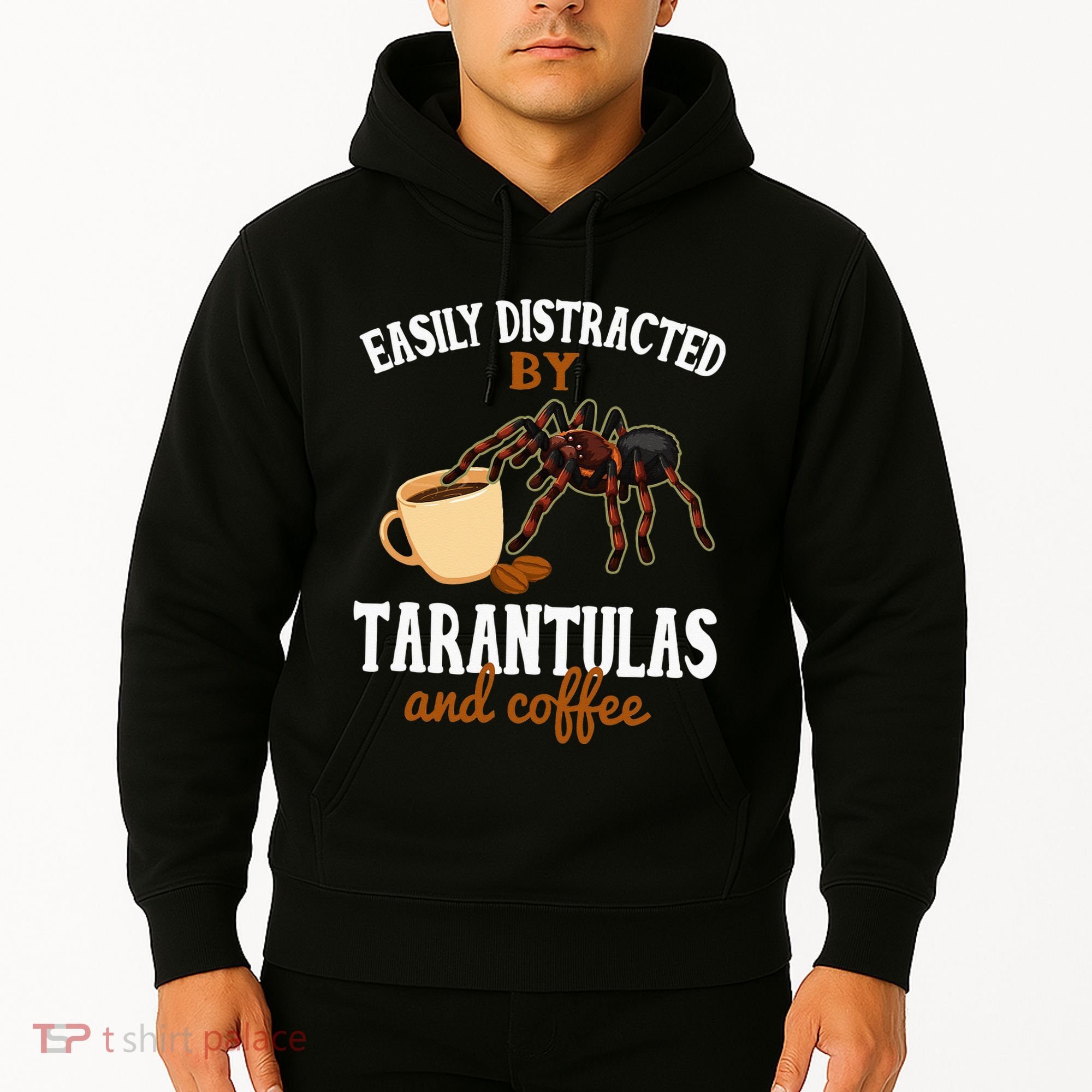 Tarantula Funny Coffee Lover Pet Tarantula Lover Hoodie