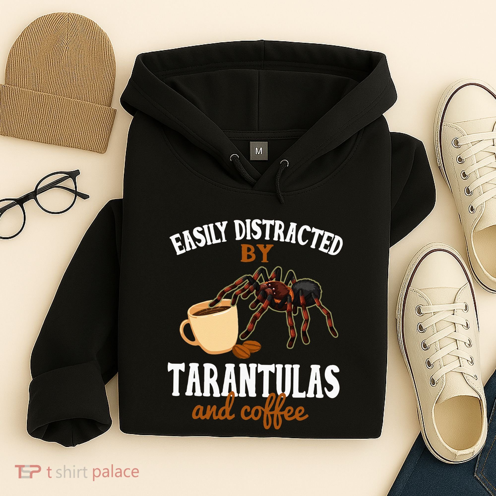 Tarantula Funny Coffee Lover Pet Tarantula Lover Hoodie