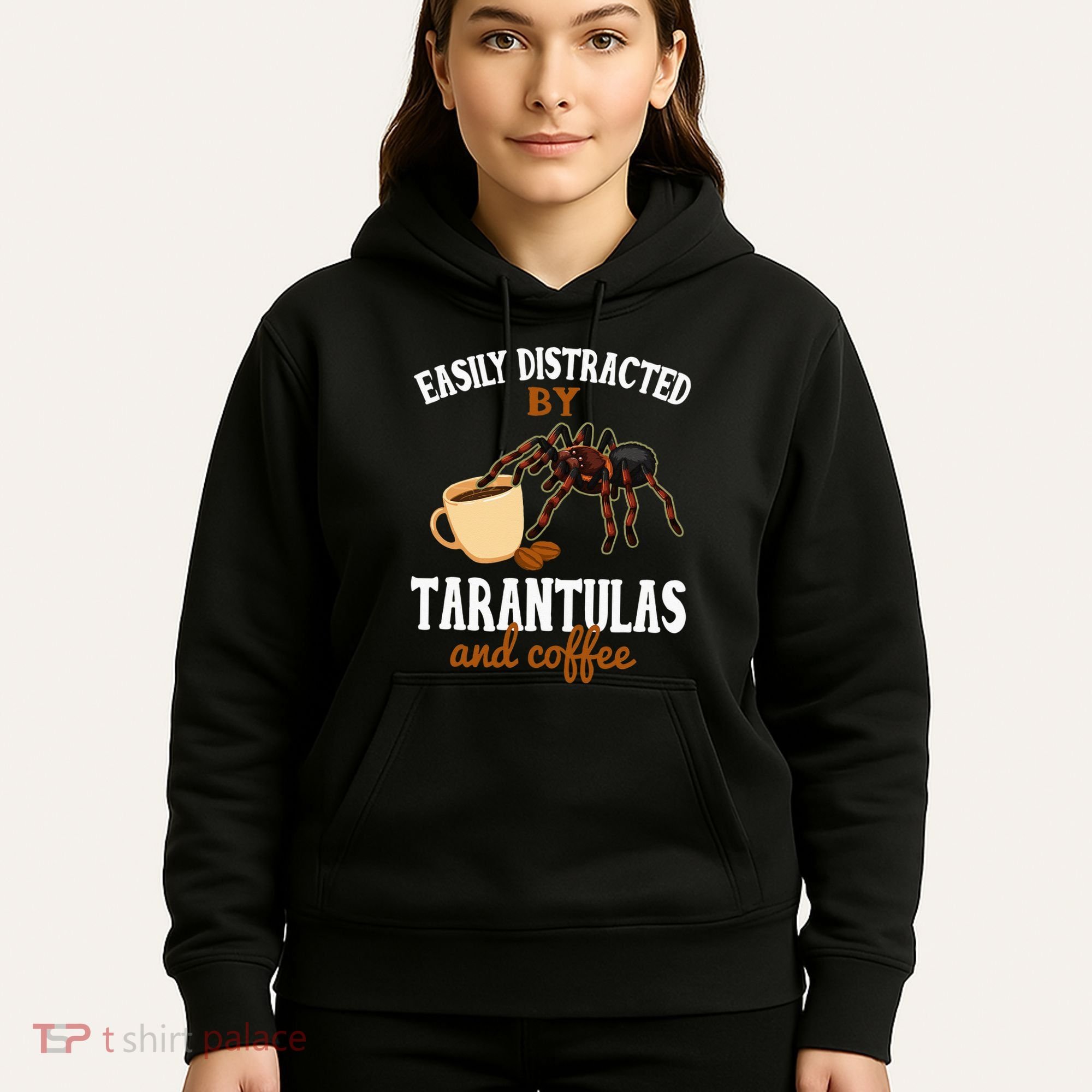Tarantula Funny Coffee Lover Pet Tarantula Lover Hoodie