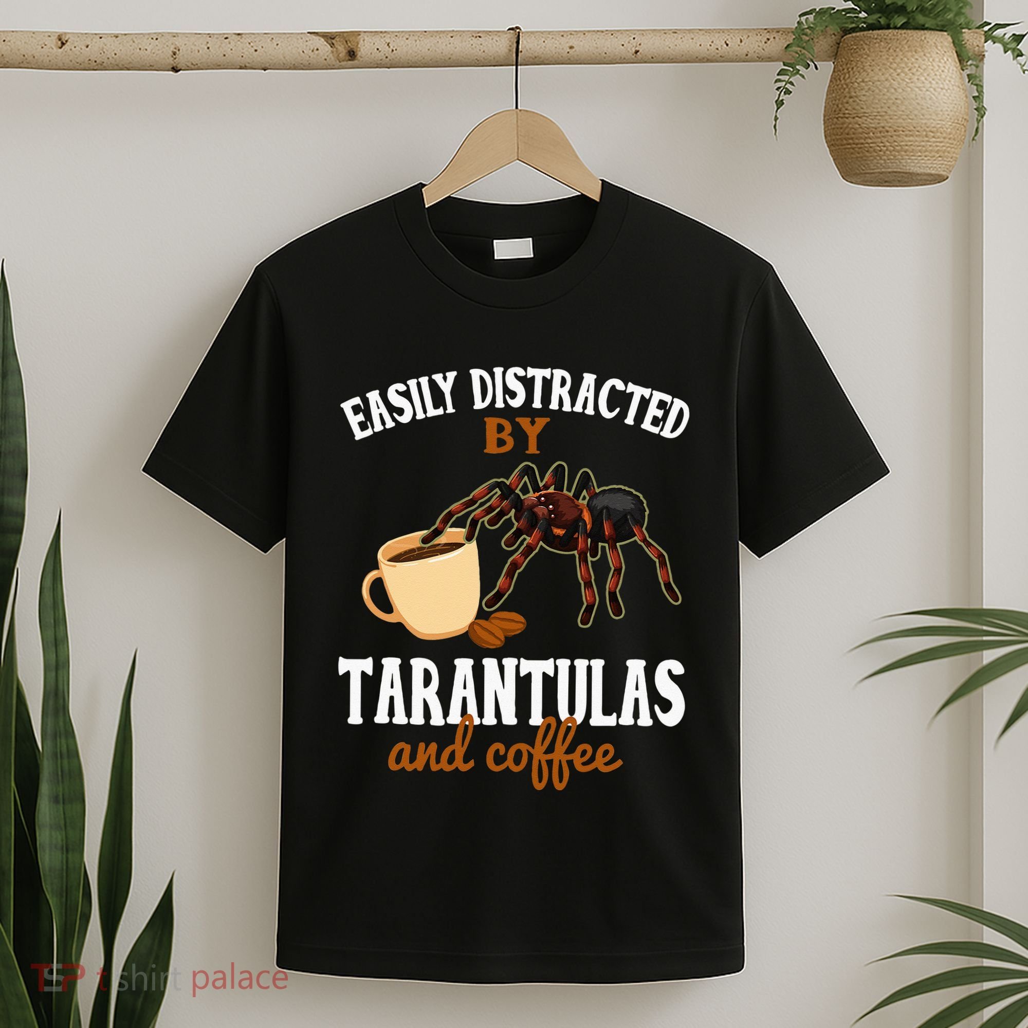 Tarantula Funny Coffee Lover Pet Tarantula Lover T-Shirt
