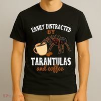 Tarantula Funny Coffee Lover Pet Tarantula Lover T-Shirt thumb 3