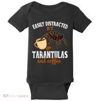 Tarantula Funny Coffee Lover Pet Tarantula Lover Baby Bodysuit thumb 0