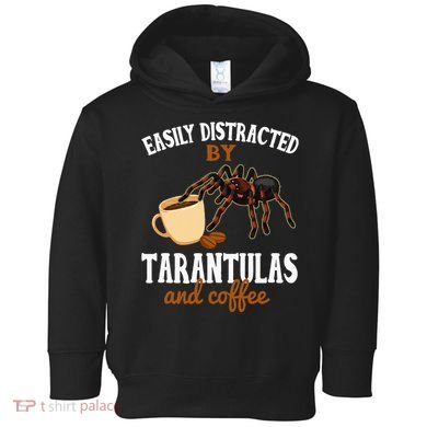 Tarantula Funny Coffee Lover Pet Tarantula Lover Toddler Hoodie