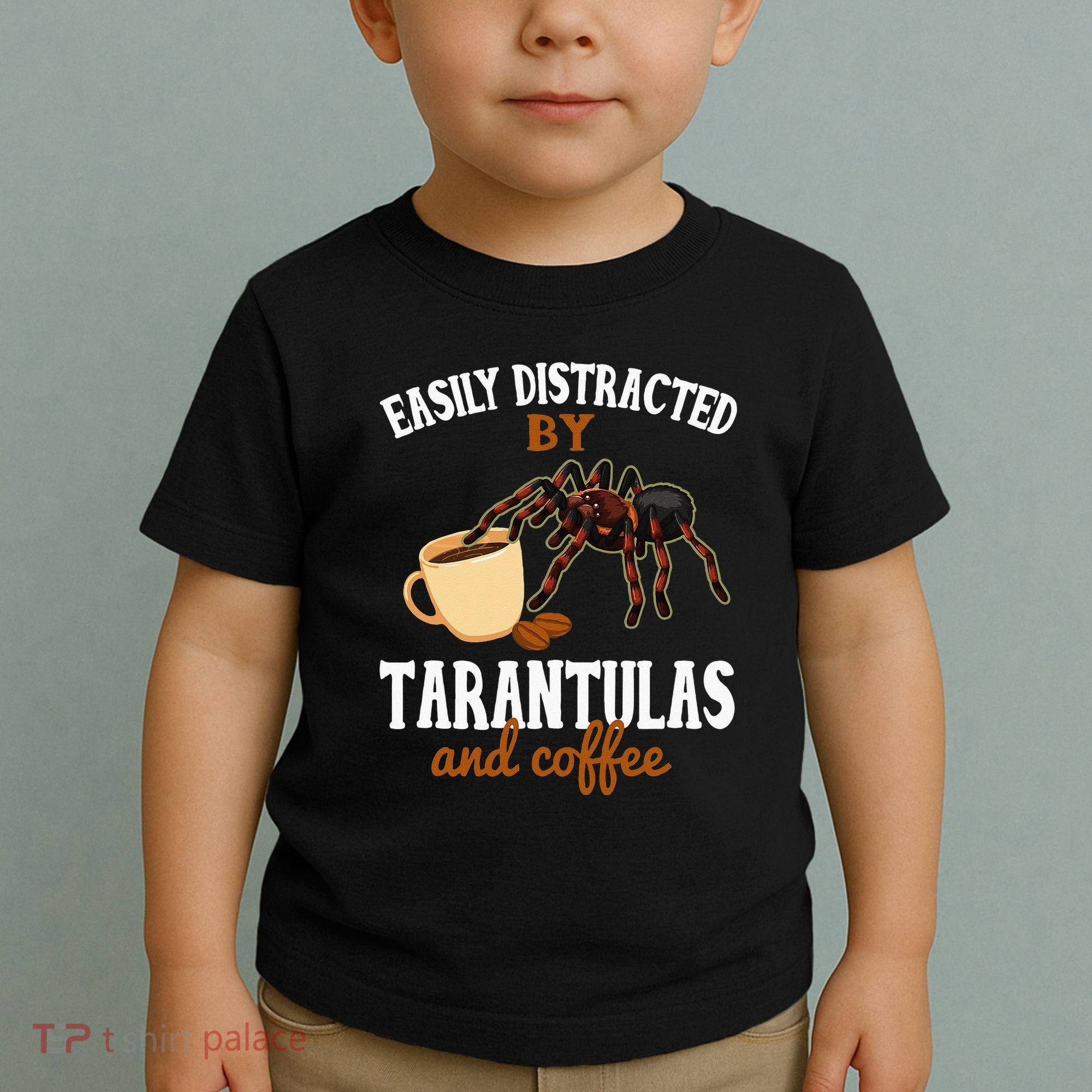 Tarantula Funny Coffee Lover Pet Tarantula Lover Toddler T-Shirt