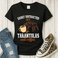 Tarantula Funny Coffee Lover Pet Tarantula Lover Women's T-Shirt thumb 3