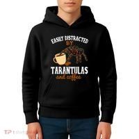 Tarantula Funny Coffee Lover Pet Tarantula Lover Kids Hoodie thumb 4