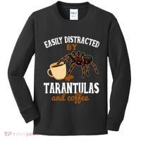 Tarantula Funny Coffee Lover Pet Tarantula Lover Kids Long Sleeve Shirt thumb 0