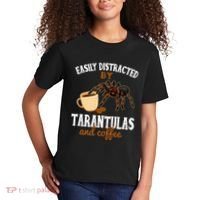 Tarantula Funny Coffee Lover Pet Tarantula Lover Kids T-Shirt thumb 2