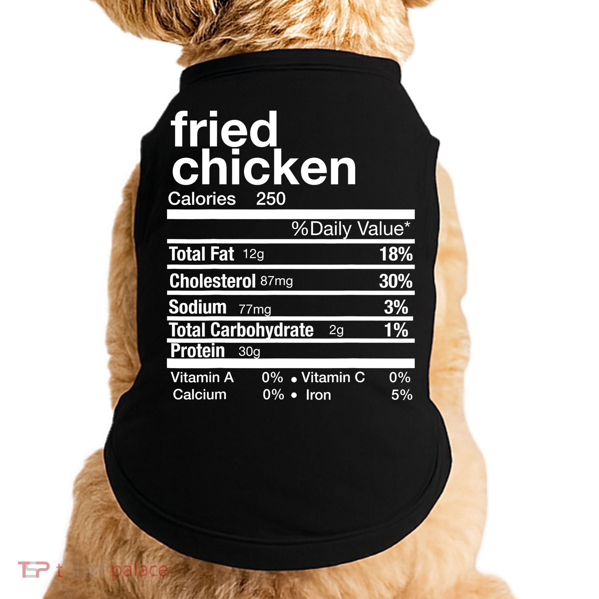 Thanksgiving Fried Chicken Nutrition Matching Family Doggie Tank