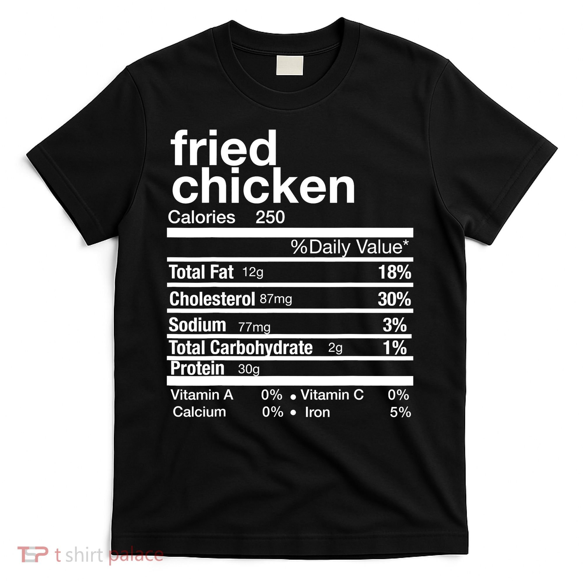 Thanksgiving Fried Chicken Nutrition Matching Family T-Shirt