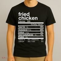 Thanksgiving Fried Chicken Nutrition Matching Family T-Shirt thumb 3