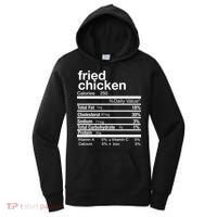 Thanksgiving Fried Chicken Nutrition Matching Family Women's Hoodie thumb 0