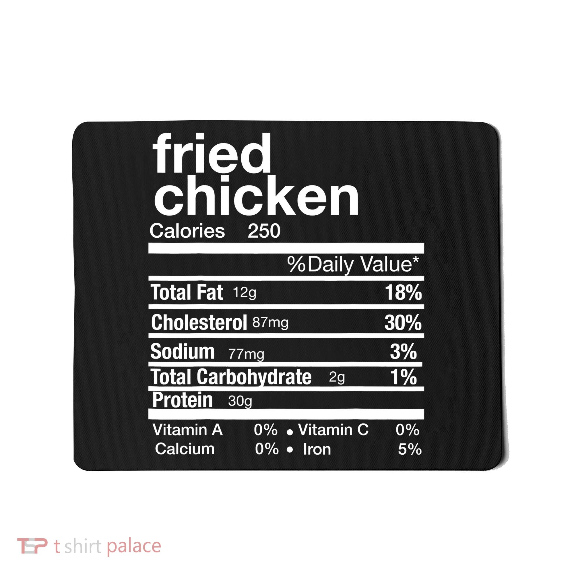 Thanksgiving Fried Chicken Nutrition Matching Family Mousepad