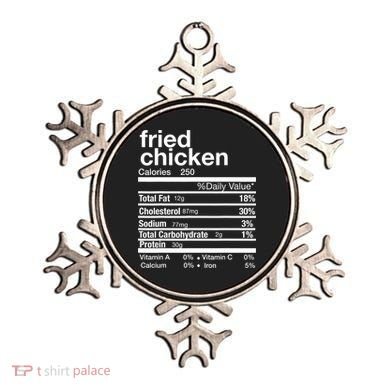 Thanksgiving Fried Chicken Nutrition Matching Family Ornament