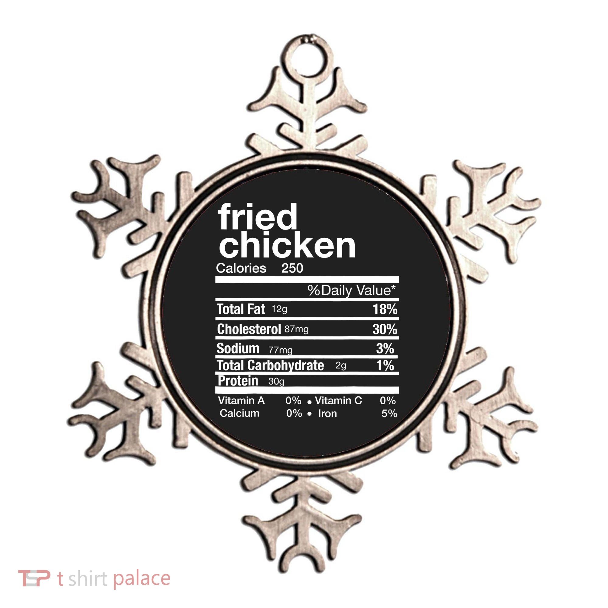 Thanksgiving Fried Chicken Nutrition Matching Family Ornament