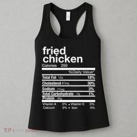 Thanksgiving Fried Chicken Nutrition Matching Family Women's Tank Top thumb 3